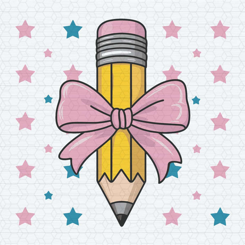 Cute Pencil Preschool First Day Of School SVG.jpg