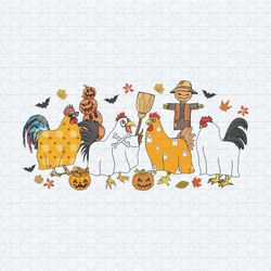 funny halloween chicken fall vibes png