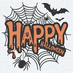 happy halloween black horror night svg