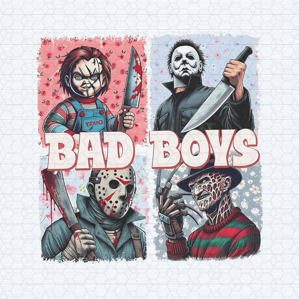 Horror Halloween Bad Boys Killer Friends PNG.jpg
