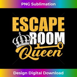 Challenge Mystery Escape Room Queen - Sophisticated PNG Sublimation File - Tailor-Made for Sublimation Craftsmanship