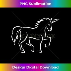 Drawn unicorn - Eco-Friendly Sublimation PNG Download - Striking & Memorable Impressions