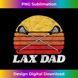 Lax Dad Vintage X Crossed Lacrosse Sticks 80s Sunset Retro - Sleek Sublimation PNG Download - Crafted for Sublimation Excellence