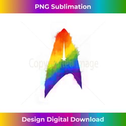 star trek discovery pride large chest logo - deluxe png sublimation download - infuse everyday with a celebratory spirit