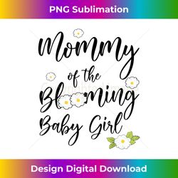 Baby in Bloom Baby Shower Theme Mommy Blooming Baby Girl - Urban Sublimation PNG Design - Elevate Your Style with Intricate Details