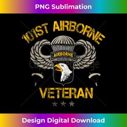 US Army 101st Airborne Veteran USA Flag Vintage - Bespoke Sublimation Digital File - Crafted for Sublimation Excellence