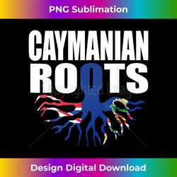 Storecastle Caymanian Roots Cayman Island Flag - Contemporary PNG Sublimation Design - Customize with Flair