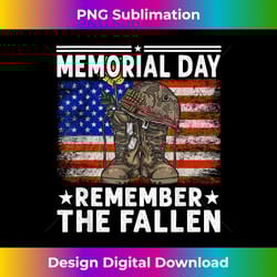 memorial day remember the fallen - veterans - urban sublimation png design - spark your artistic genius