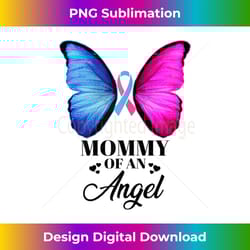 mommy of an angel pregnancy loss awareness family - sublimation-optimized png file - ideal for imaginative endeavors