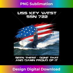USS Key West SSN-722 American Flag Submarine Veteran Xmas - Luxe Sublimation PNG Download - Channel Your Creative Rebel