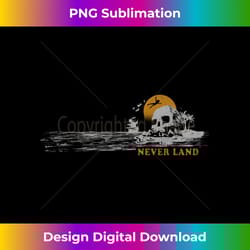 disney peter pan skull rock never land sunset - eco-friendly sublimation png download - lively and captivating visuals