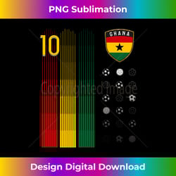 ghana soccer ghanaian flag football retro 10 jersey - eco-friendly sublimation png download - animate your creative concepts