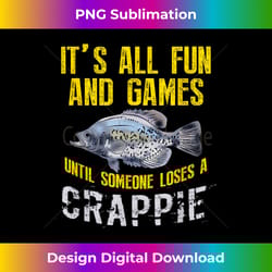 funny crappie fishing freshwater fish - sophisticated png sublimation file - spark your artistic genius