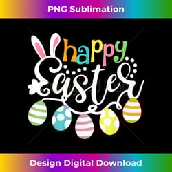 happy easter day easter bunny eggs for girl woman - classic sublimation png file - immerse in creativity with every design