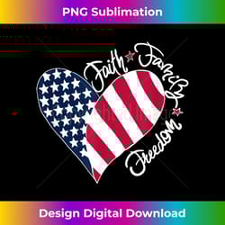 patriotic christian us flag faith family freedom liberty - minimalist sublimation digital file - rapidly innovate your artistic vision