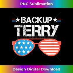 Back Up Terry American Flag USA 4th Of July Sunglasses - Sophisticated PNG Sublimation File - Striking & Memorable Impressions