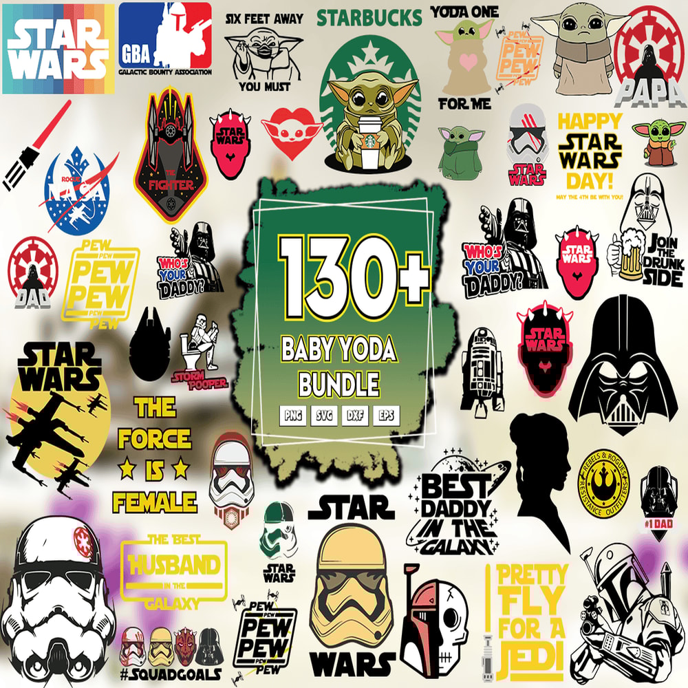 31 Baby Yoda Bundle Design SVG Files For Cricut Sublimation Silhouette.png