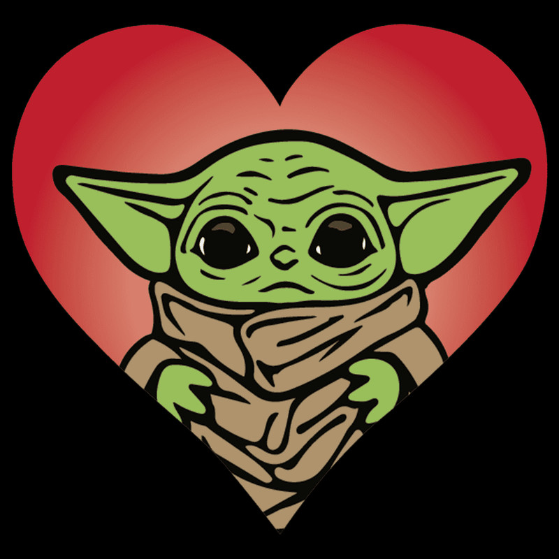 Baby Yoda Heart SVG Funny Gift Ideas For Valentine Day.png