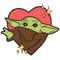Baby Yoda Love  Valentine - Cute Yoda Hugging Heart SVG.png