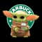 Star Wars Starbucks Baby Yoda Lovers Dadalorian Design Dad PNG.jpg