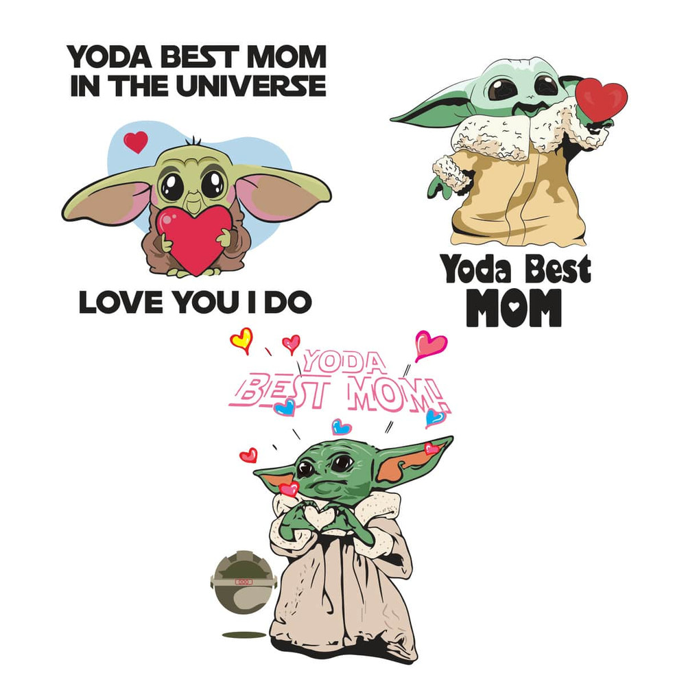 Yoda Best Mom Bundle SVG Mother's Day Best Mom SVG.jpg