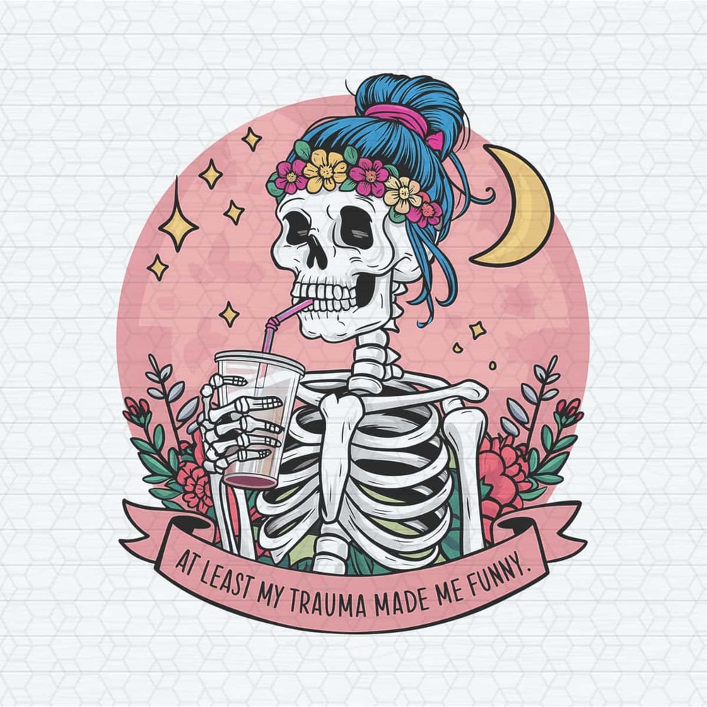 Funny skeleton Sarcasm Retro Humor png for tee shirts, Mental Health PNG.jpg