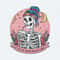 Funny skeleton Sarcasm Retro Humor png for tee shirts, Mental Health PNG.jpg