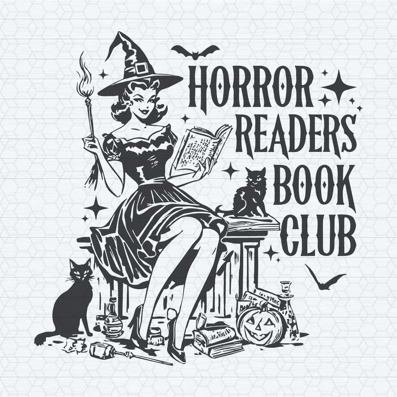 Horror Readers Book Club Witch Vibes SVG.jpg