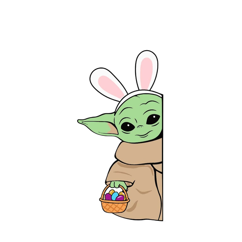 Baby Yoda Bunny Easter Day Star Wars - Happy Easter Day SVG.jpg