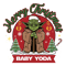 Baby Yoda Merry Christmas SVG, Funny SVG Love Baby Yoda.png