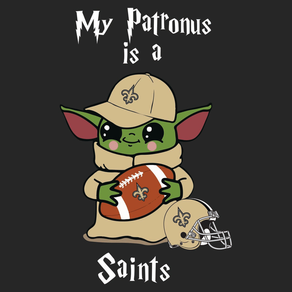Baby Yoda My Patronus Is A Saints SVG.jpg