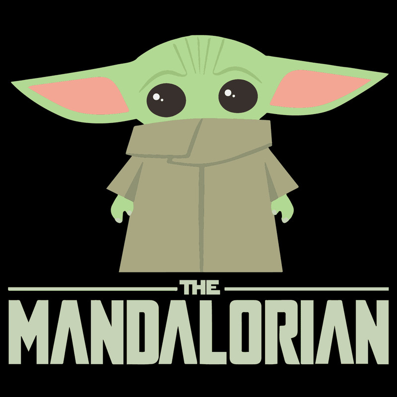 Baby Yoda The Mandalorian -Cute Yoda Star Wars The Child SVG.png