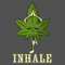 Inhale Cannabis Cannabis Smoking Weed Yoga Inhalation SVG.png