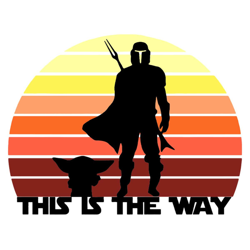 This Is The Way Baby Yoda SVG Files For Silhouette Instant Download.jpg