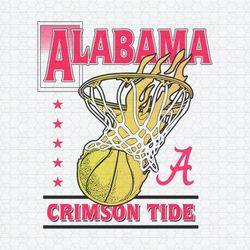 Alabama Crimson Tide Ncaa Basketball SVG
