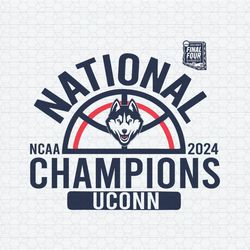National Champions Uconn 2024 Mens Basketball SVG