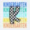 Checkered K Kindergarten 1st Day Of School SVG.jpg