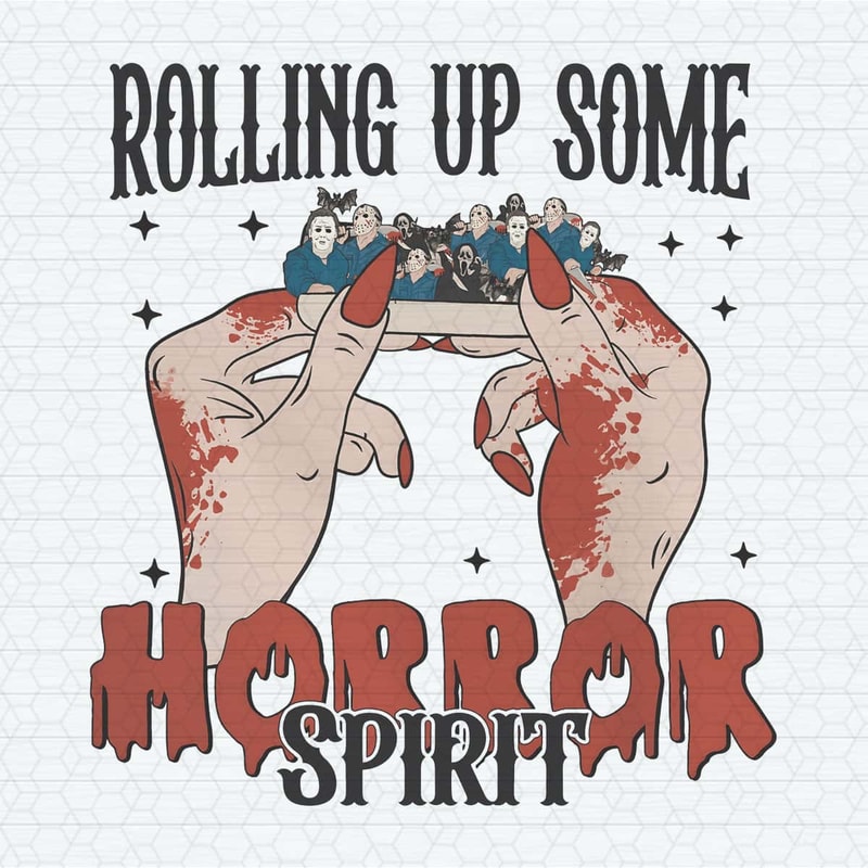 Rolling Up Some Horror Spirit Halloween Killers PNG.jpg