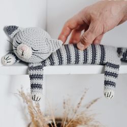 sailor the sleepy cat crochet pattern, pdf