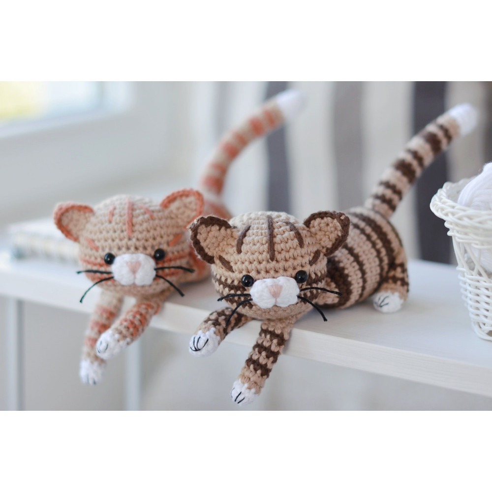 Tabby Kitten Crochet Pattern PDF 0
