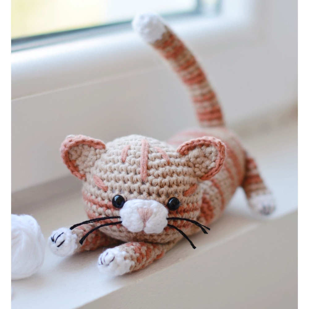 Tabby Kitten Crochet Pattern PDF 1