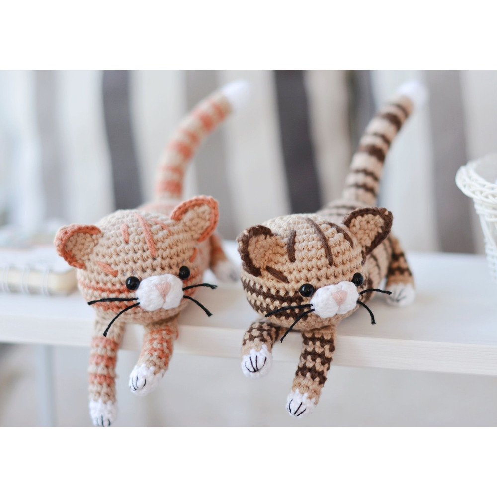 Tabby Kitten Crochet Pattern PDF 3