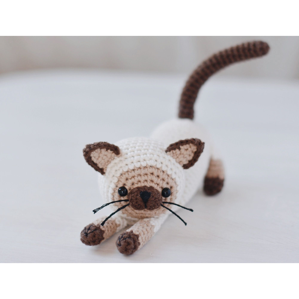 Siamese Cat Crochet Pattern PDF 0