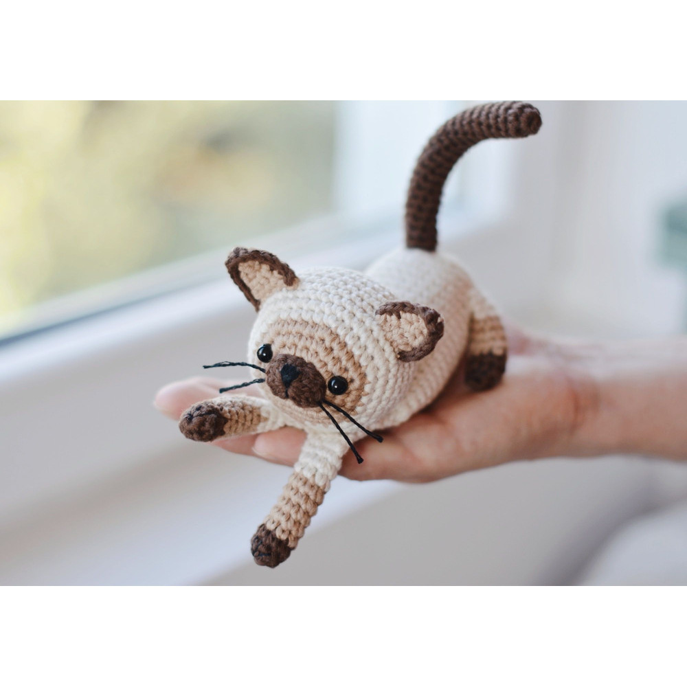 Siamese Cat Crochet Pattern PDF 2