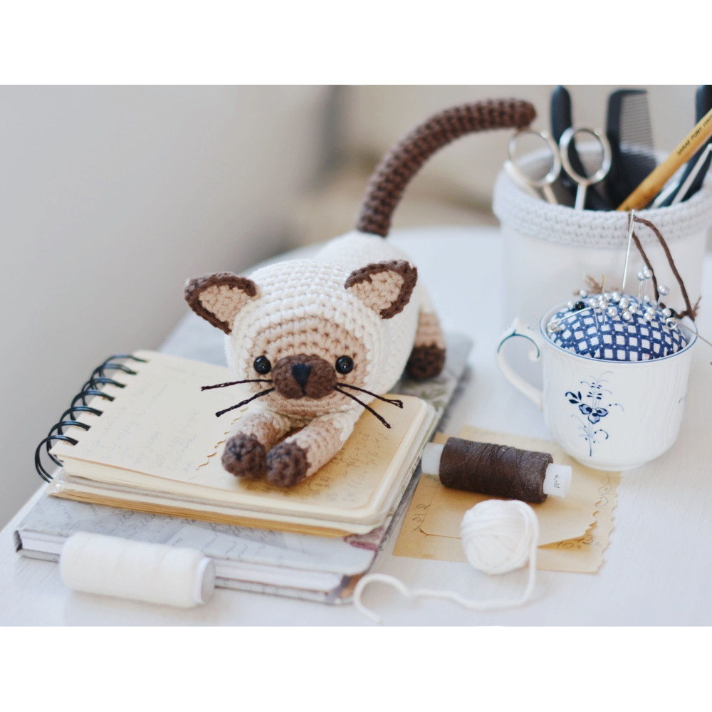 Siamese Cat Crochet Pattern PDF 3