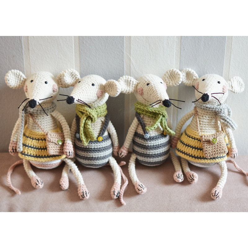 Pepe And Penny The Mice Crochet Pattern PDF 3