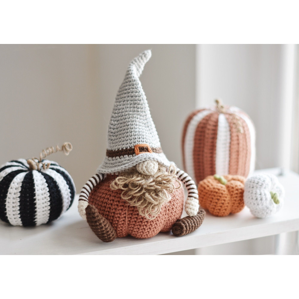 Halloween Pumpkin Gnome Spider Crochet Pattern ENGLISH And ESPANOL PDF 3