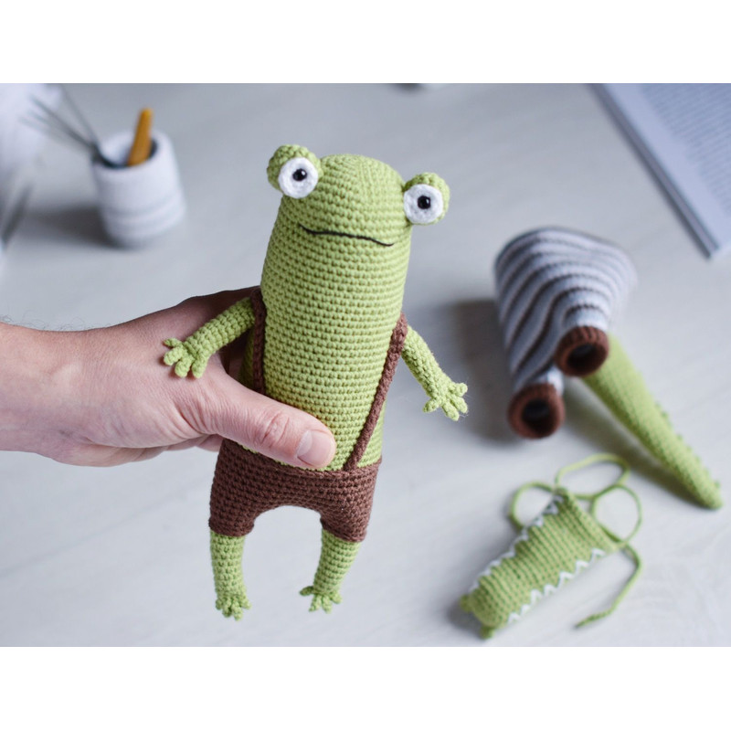 Crocodile And Frog Amigurumi 2 In 1 ENGLISH And ESPANOL PDF 3