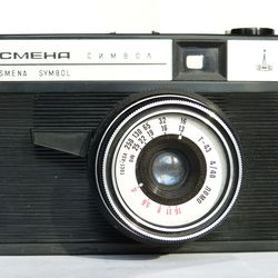 Smena Symbol USSR scale-focus film camera lens Triplet-43 4/40 lomography LOMO