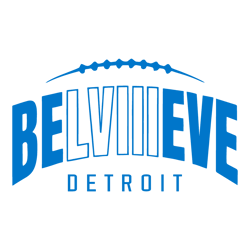 Belviiieve Detroit Lions Football Super Bowl SVG